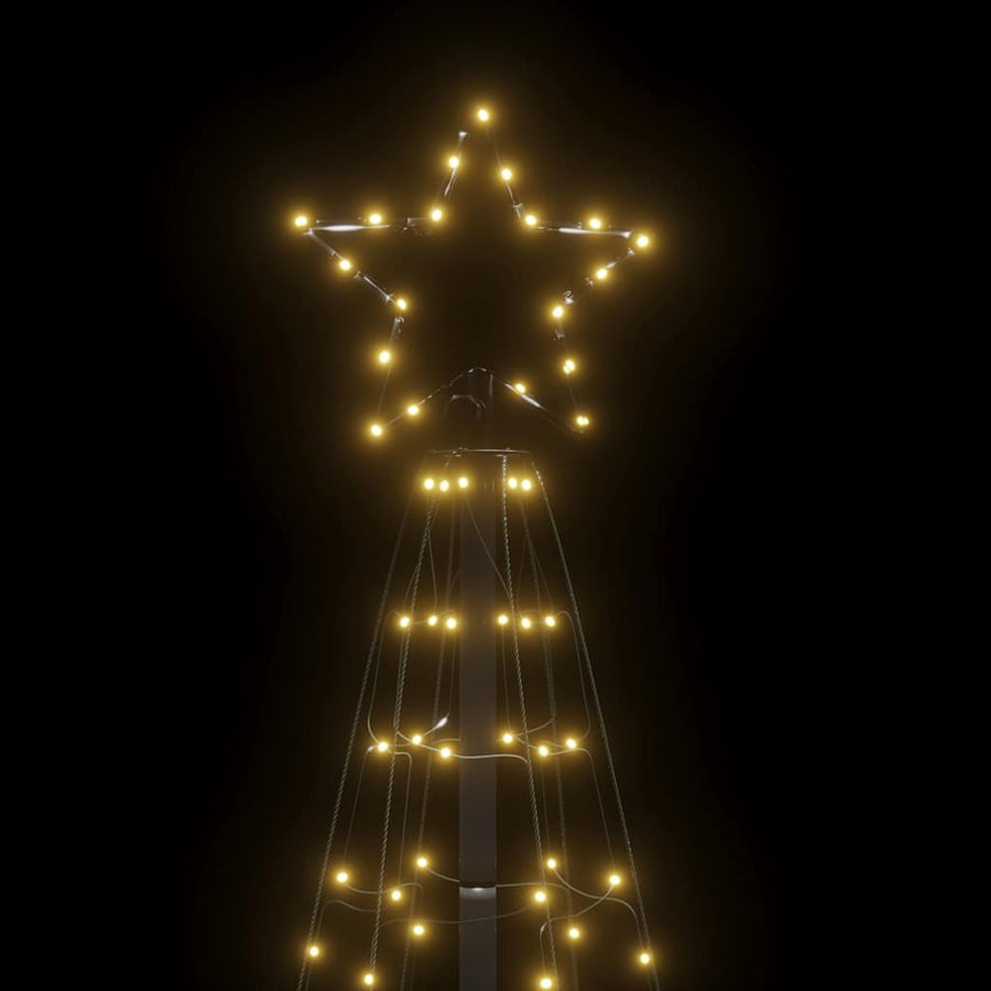 LED Kerstboom met Spikes 220 LEDs Warm Wit 180 cm