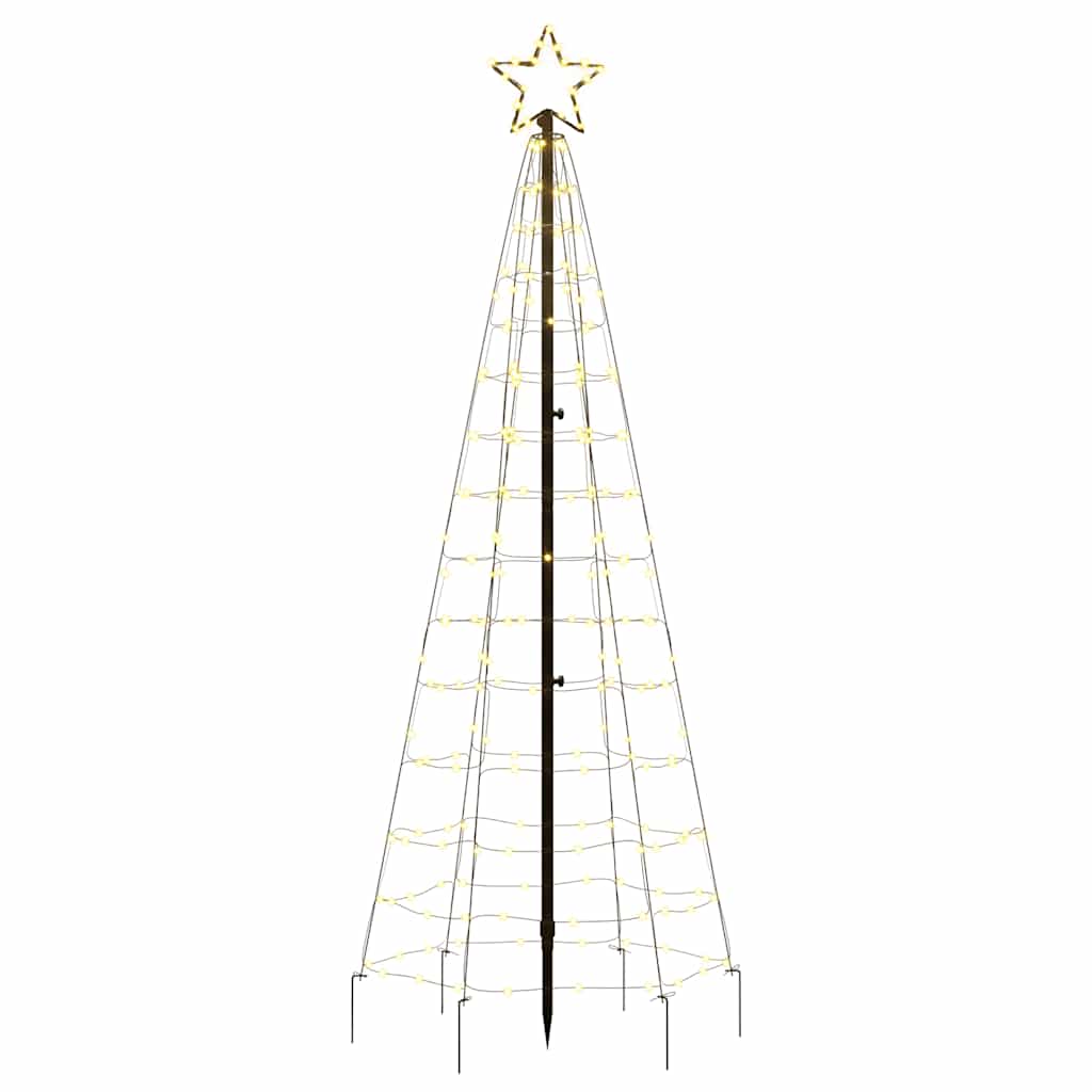 LED Kerstboom met Spikes 220 LEDs Warm Wit 180 cm