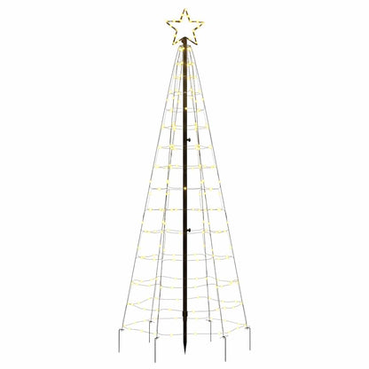 LED Kerstboom met Spikes 220 LEDs Warm Wit 180 cm