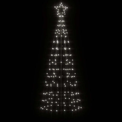 LED Kerstboom met spikes 220 LEDs Koud Wit 180 cm