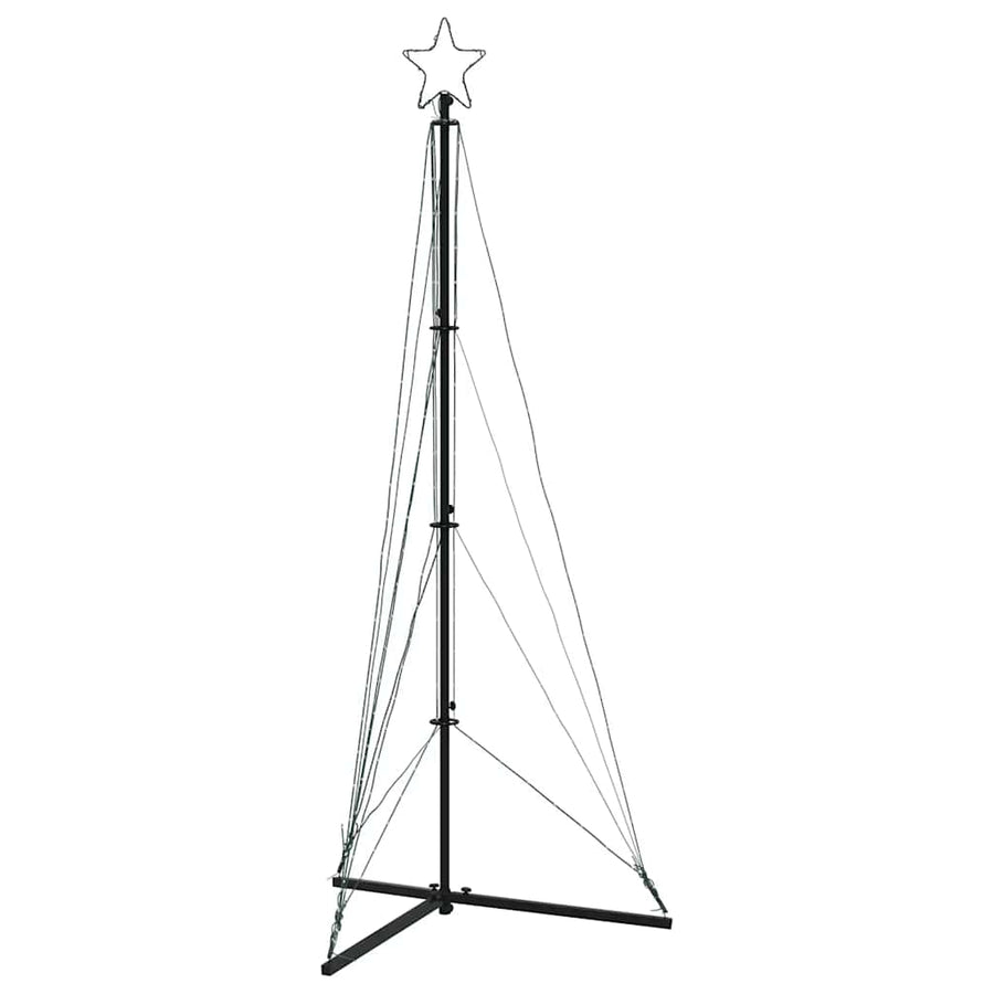 Kerstboomverlichting 363 koudwitte LED's 182 cm