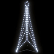 LED-kerstboom 363 LEDs koud wit 182 cm