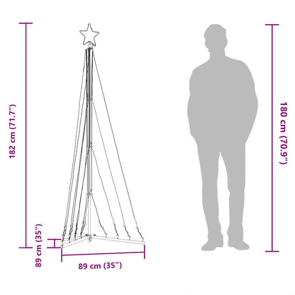 Kerstboomverlichting 339 warmwitte LED's 182 cm