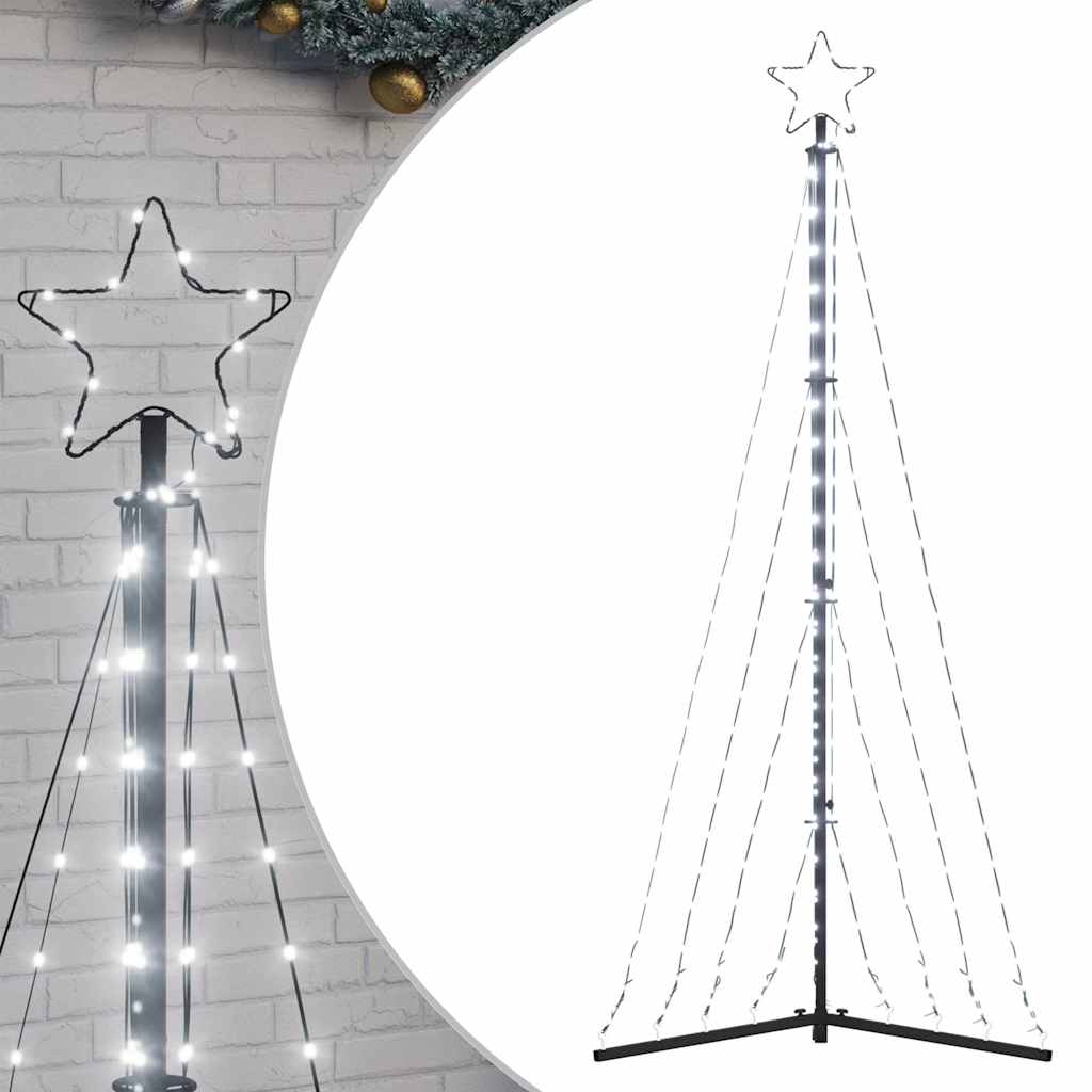 Kerstboomverlichting 339 koudwitte LED's 182 cm