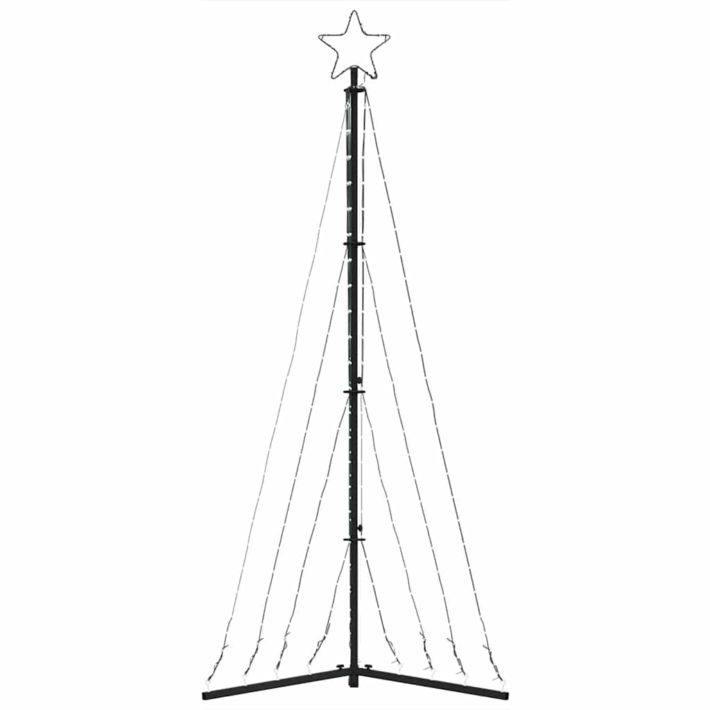 Kerstboomverlichting 339 koudwitte LED's 182 cm