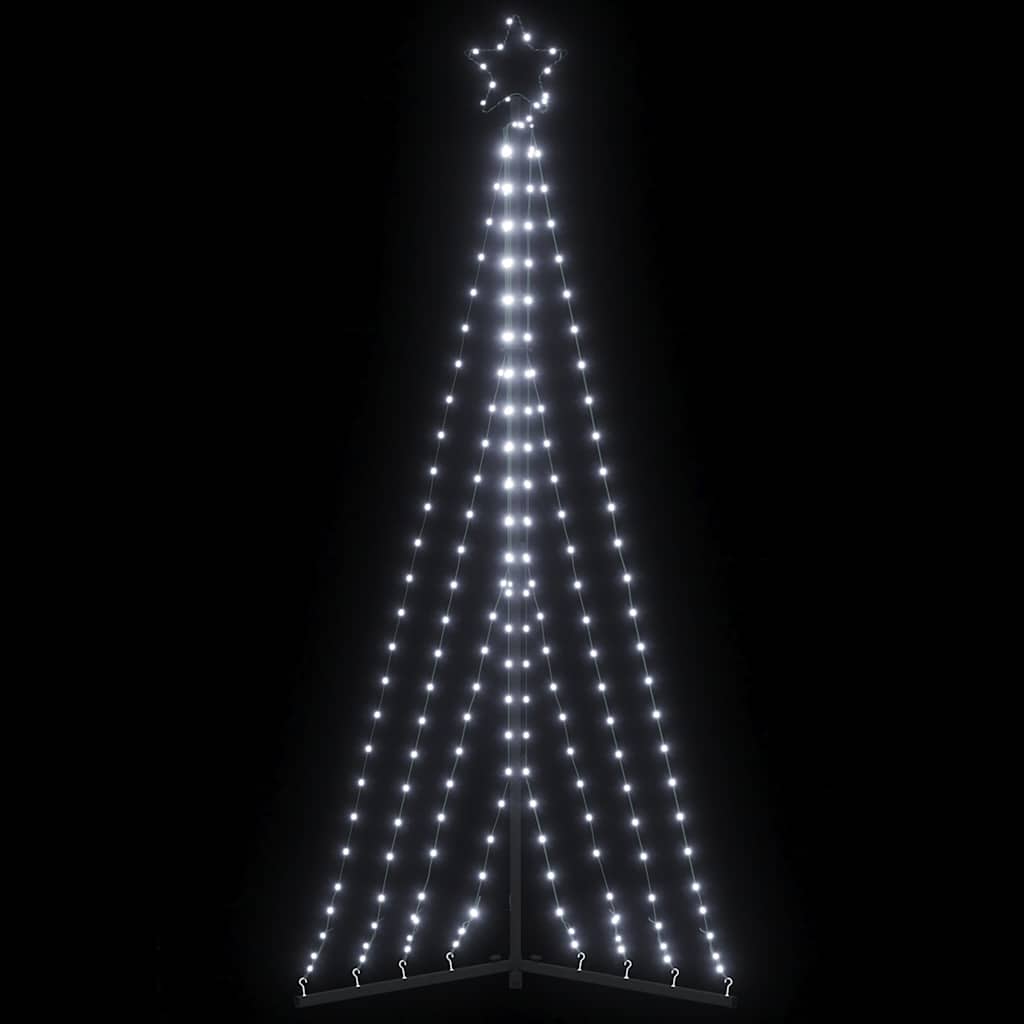Kerstboomverlichting 339 koudwitte LED's 182 cm