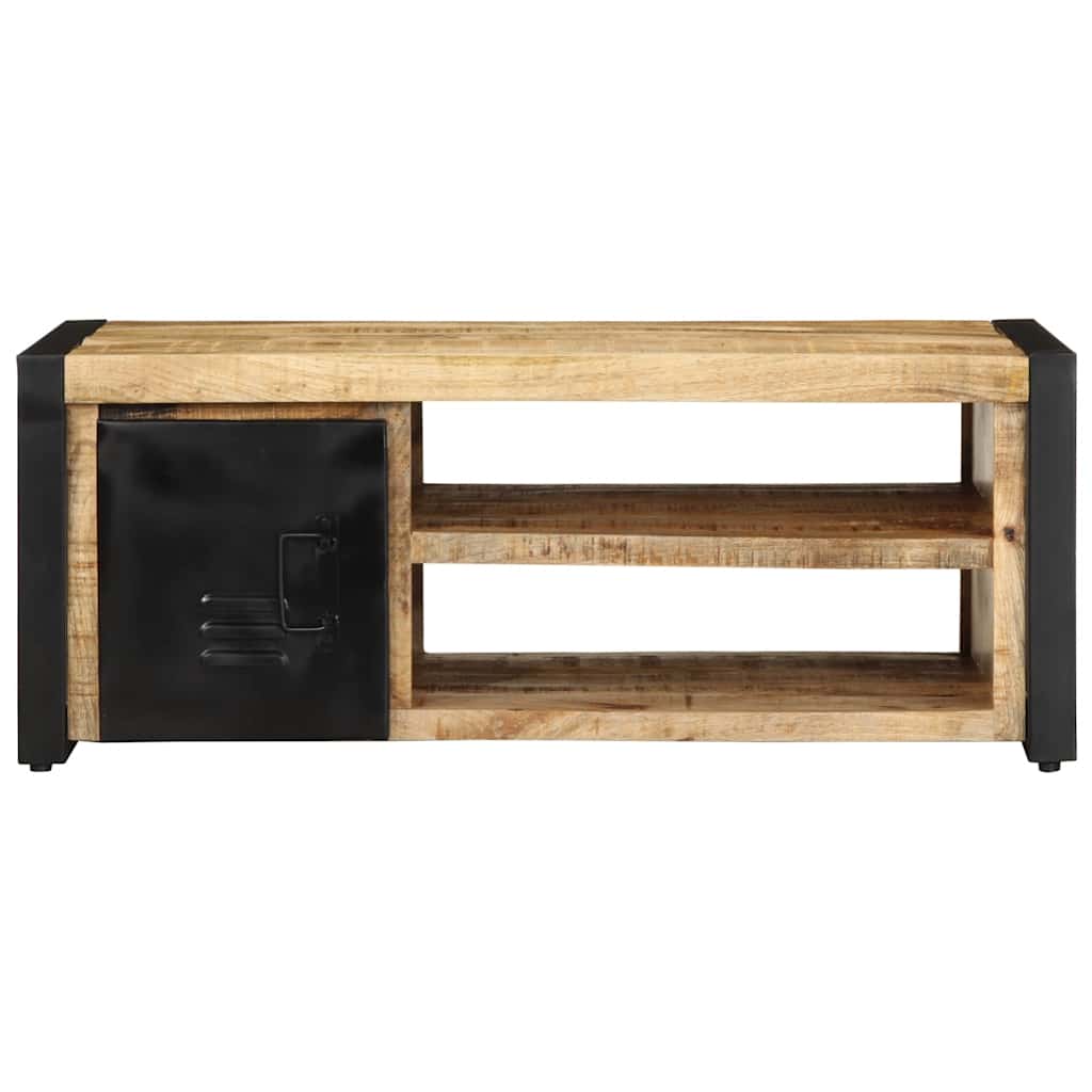 Salontafel 90x50x36 cm massief ruw mangohout