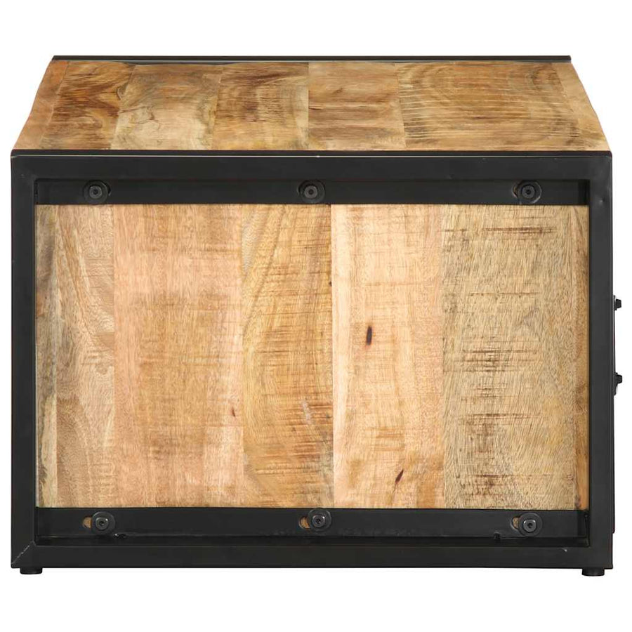 Salontafel 90x50x36 cm massief ruw mangohout