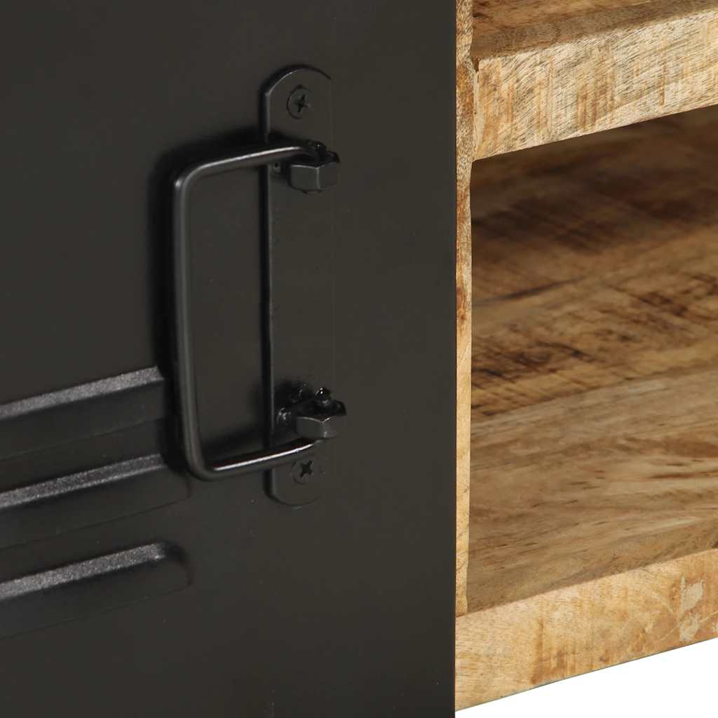 Salontafel 90x50x36 cm massief ruw mangohout