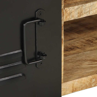 Salontafel 90x50x36 cm massief ruw mangohout