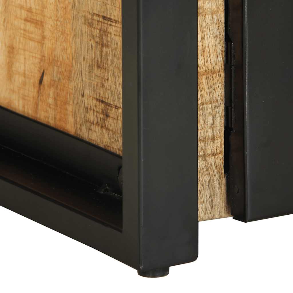 Salontafel 90x50x36 cm massief ruw mangohout