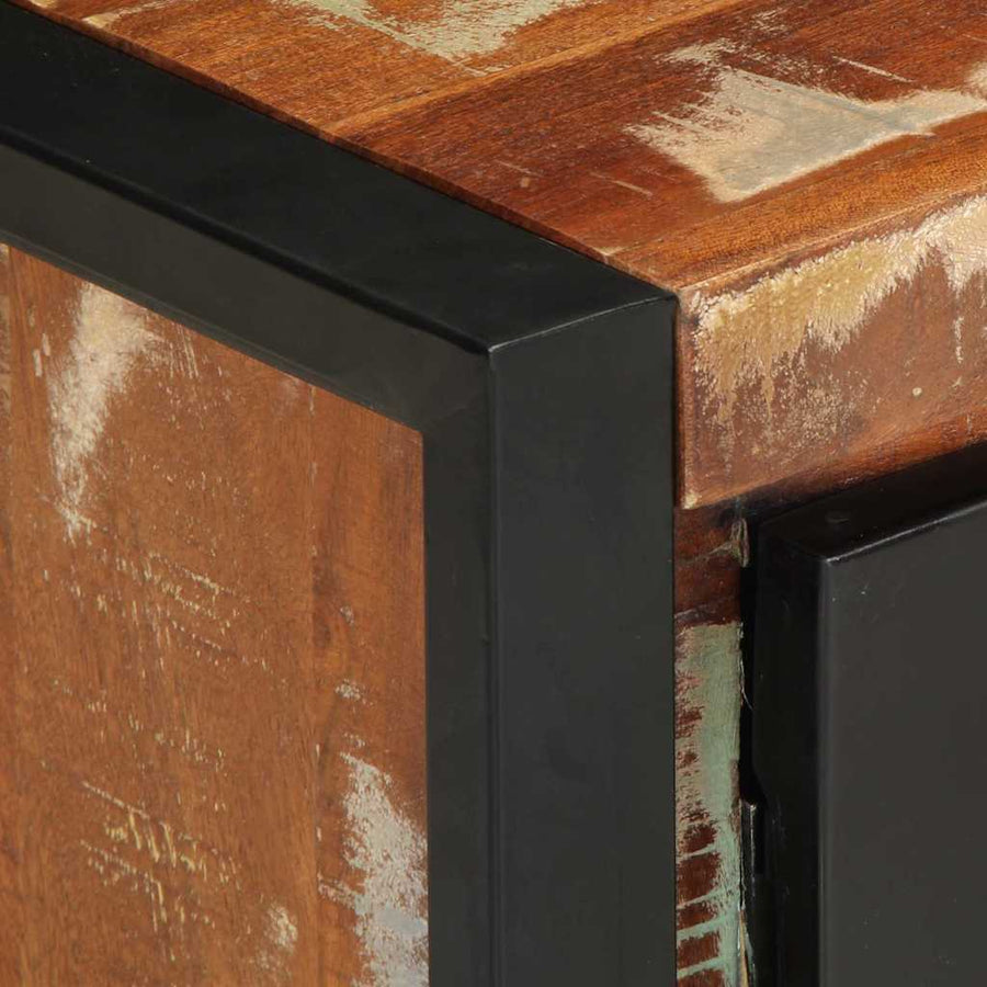 Salontafel 90x50x36 cm massief gerecycled hout meerkleurig