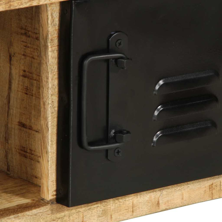 Salontafel 90X50X36 Cm Massief ruw mangohout
