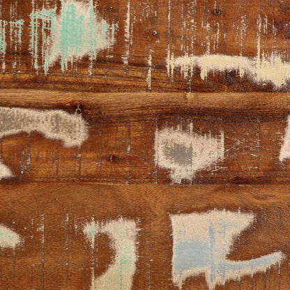 Salontafel 90x50x36 cm massief gerecycled hout meerkleurig