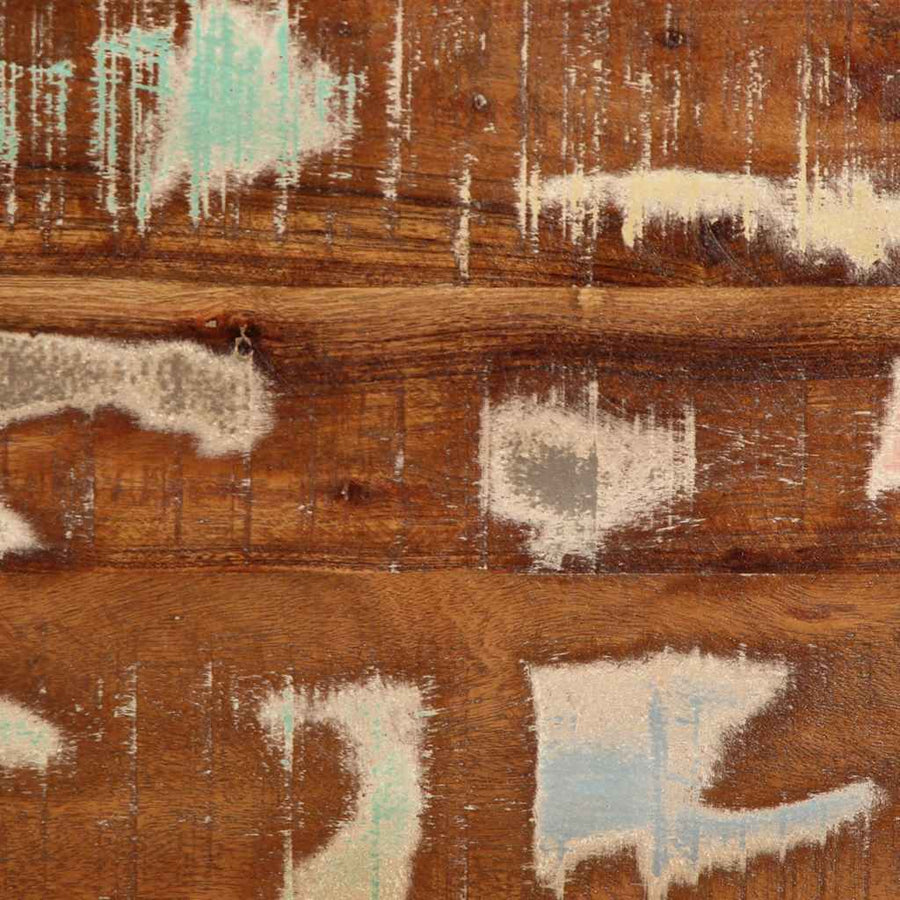 Salontafel 90x50x36 cm massief gerecycled hout meerkleurig