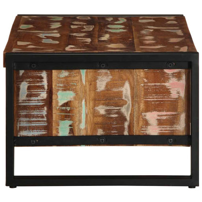 Salontafel 90x50x36 cm massief gerecycled hout meerkleurig