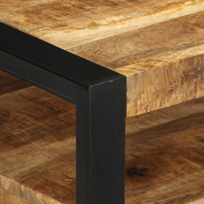 Salontafel 90x50x36 cm massief ruw mangohout