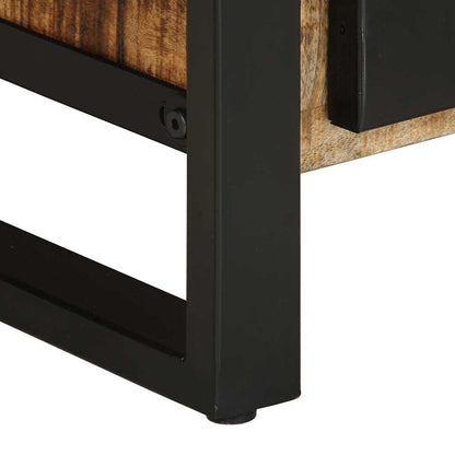 Salontafel 90x50x36 cm massief ruw mangohout