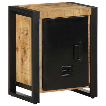 Nachtkastje 40x30x51 cm massief ruw mangohout