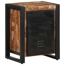 Nachtkastje 40x30x51 cm massief gerecycled hout meerkleurig