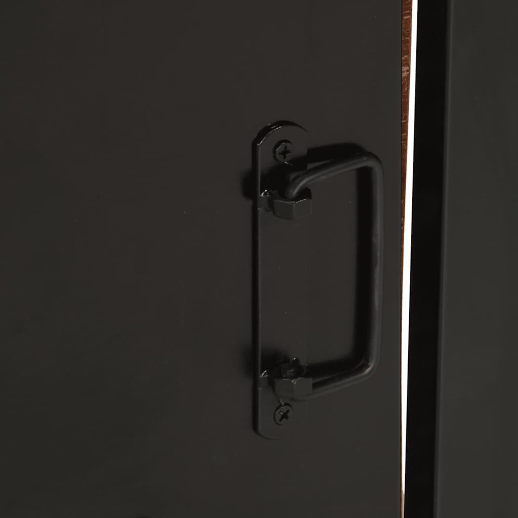 Nachtkastje 40x30x51 cm massief gerecycled hout meerkleurig