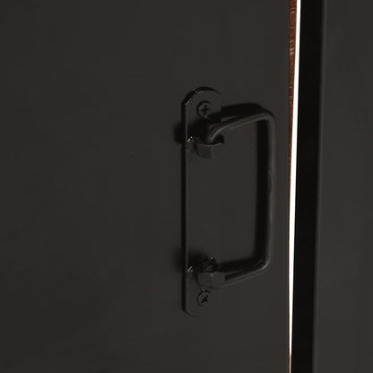 Nachtkastje 40x30x51 cm massief gerecycled hout meerkleurig