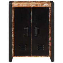 Dressoir 55x35x70 cm massief gerecycled hout meerkleurig