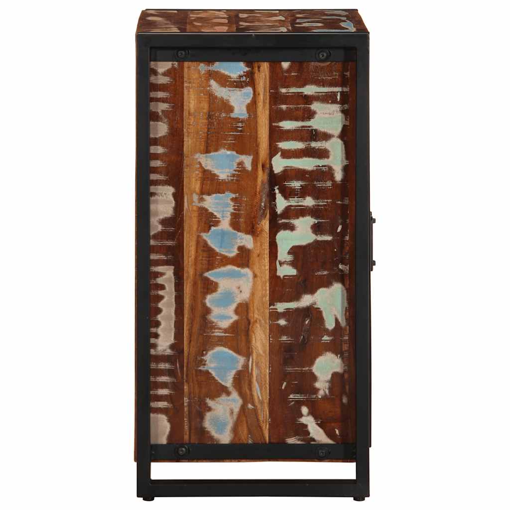 Dressoir 55x35x70 cm massief gerecycled hout meerkleurig