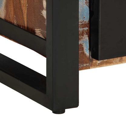 Dressoir 55x35x70 cm massief gerecycled hout meerkleurig