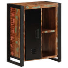 Sideboard 55x35x70 cm solid reclaimed wood multicolour