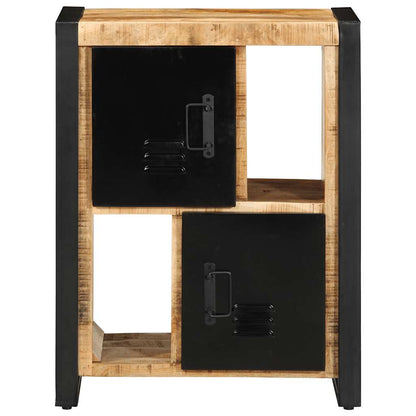 Dressoir 55x35x70 cm massief ruw mangohout