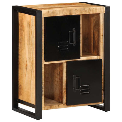 Dressoir 55x35x70 cm massief ruw mangohout
