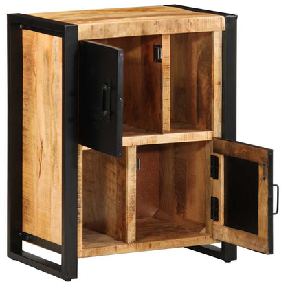 Dressoir 55x35x70 cm massief ruw mangohout