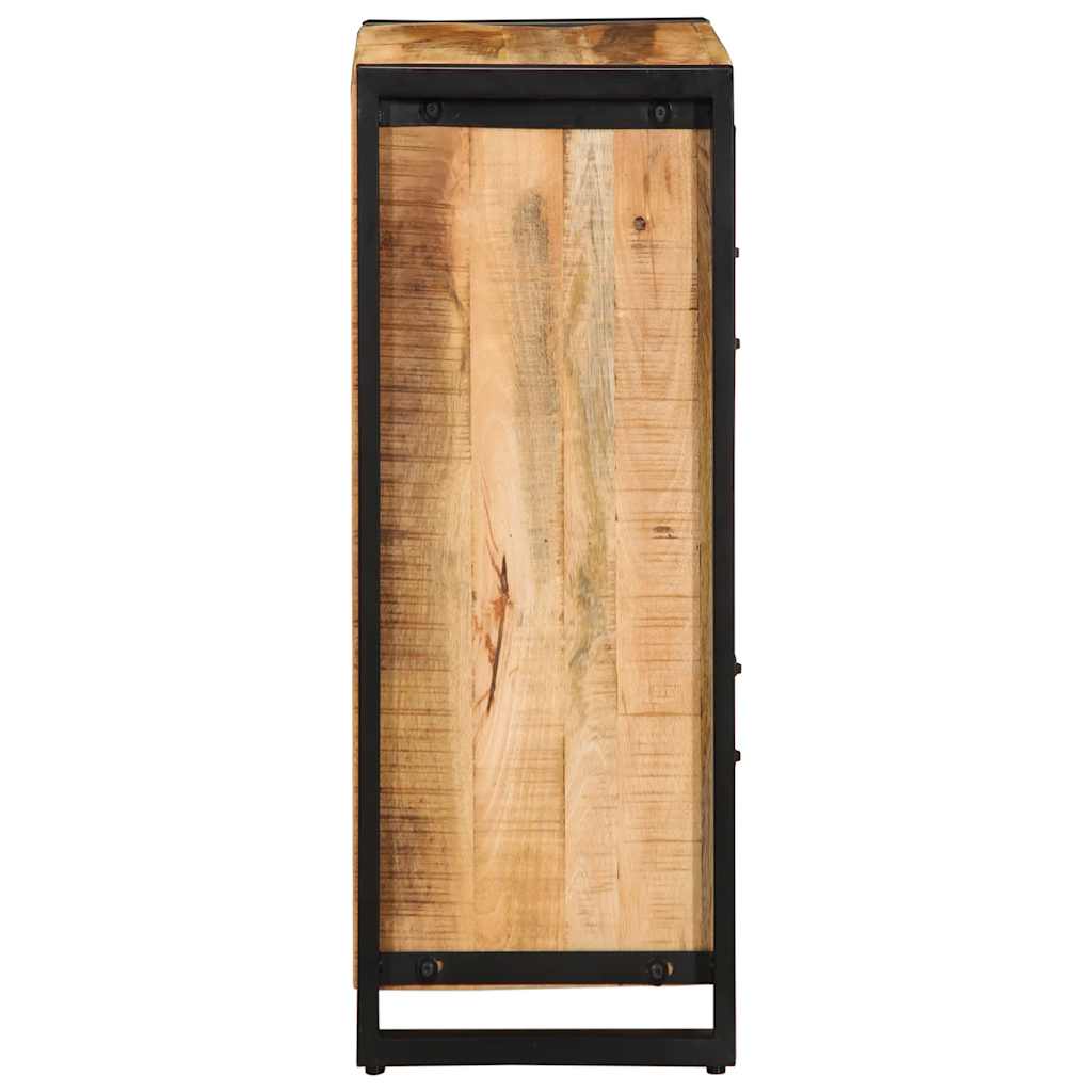 Dressoir 55x35x70 cm massief ruw mangohout