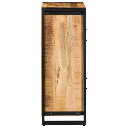 Dressoir 55x35x70 cm massief ruw mangohout