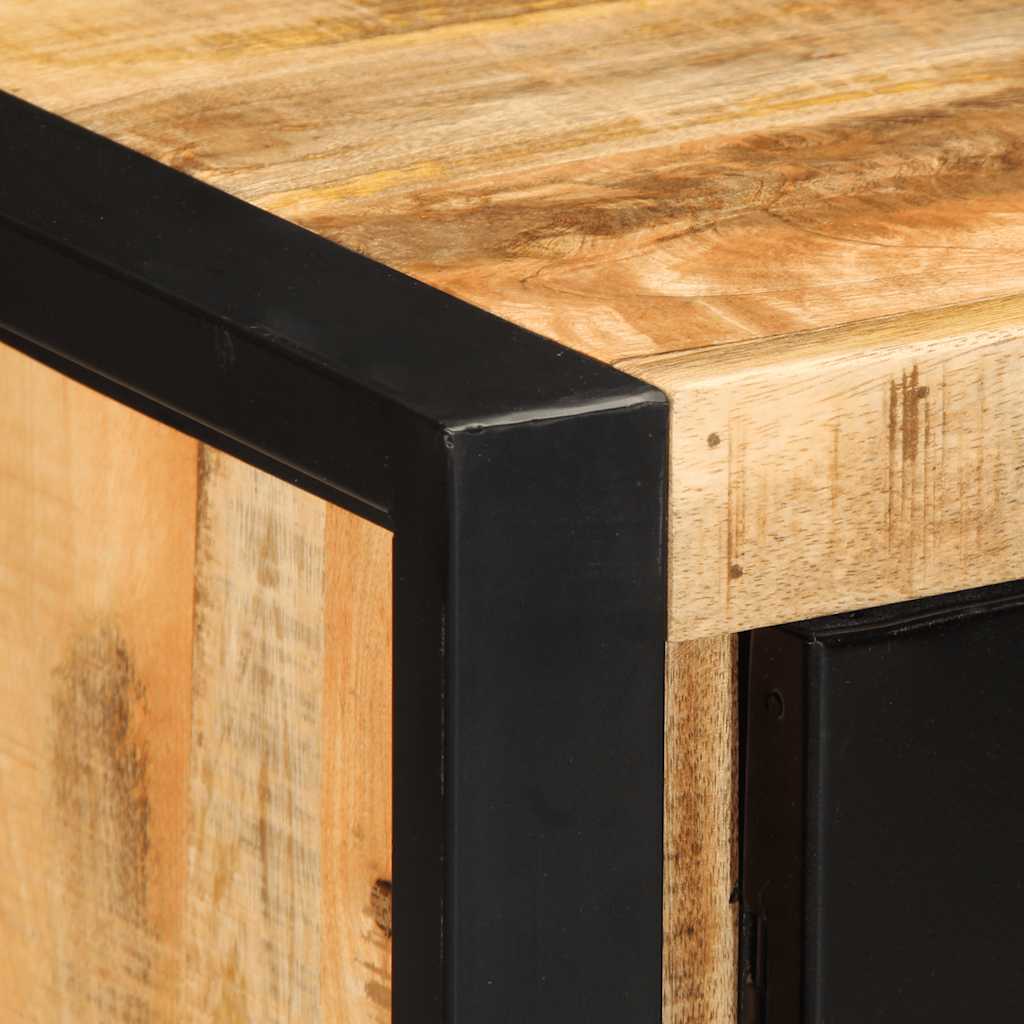 Dressoir 55x35x70 cm massief ruw mangohout