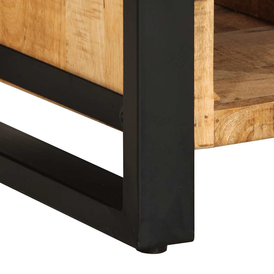 Dressoir 55x35x70 cm massief ruw mangohout