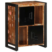 Sideboard 55x35x70 cm solid reclaimed wood multicolour