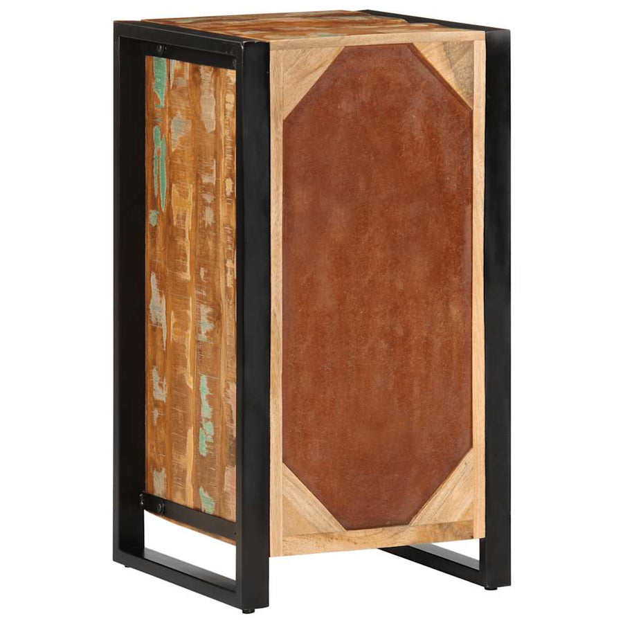 Ladekast 40x40x90 cm massief gerecycled hout meerkleurig