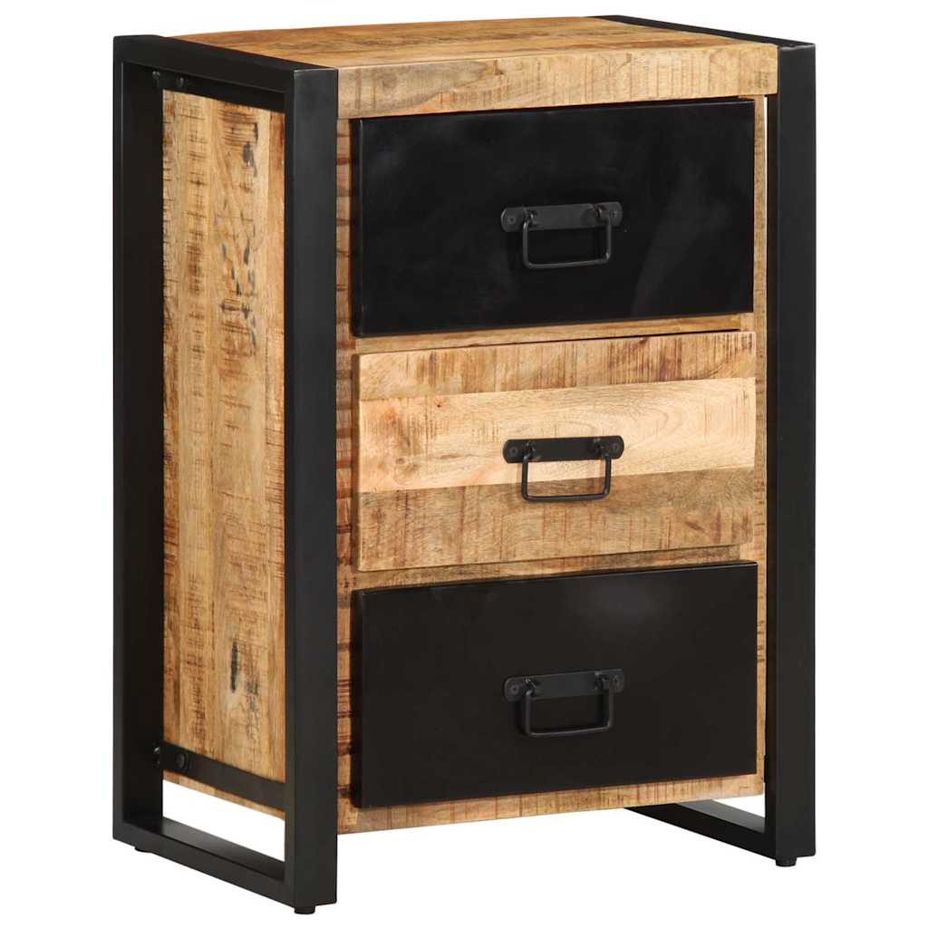 Ladekast 50x35x70 cm massief ruw mangohout