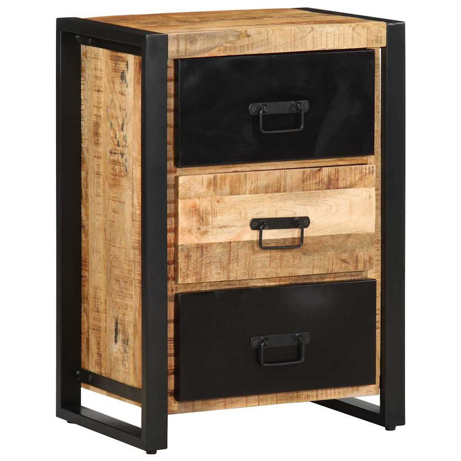 Ladekast 50x35x70 cm massief ruw mangohout
