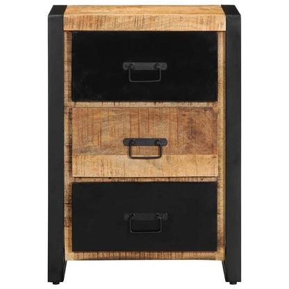 Ladekast 50x35x70 cm massief ruw mangohout