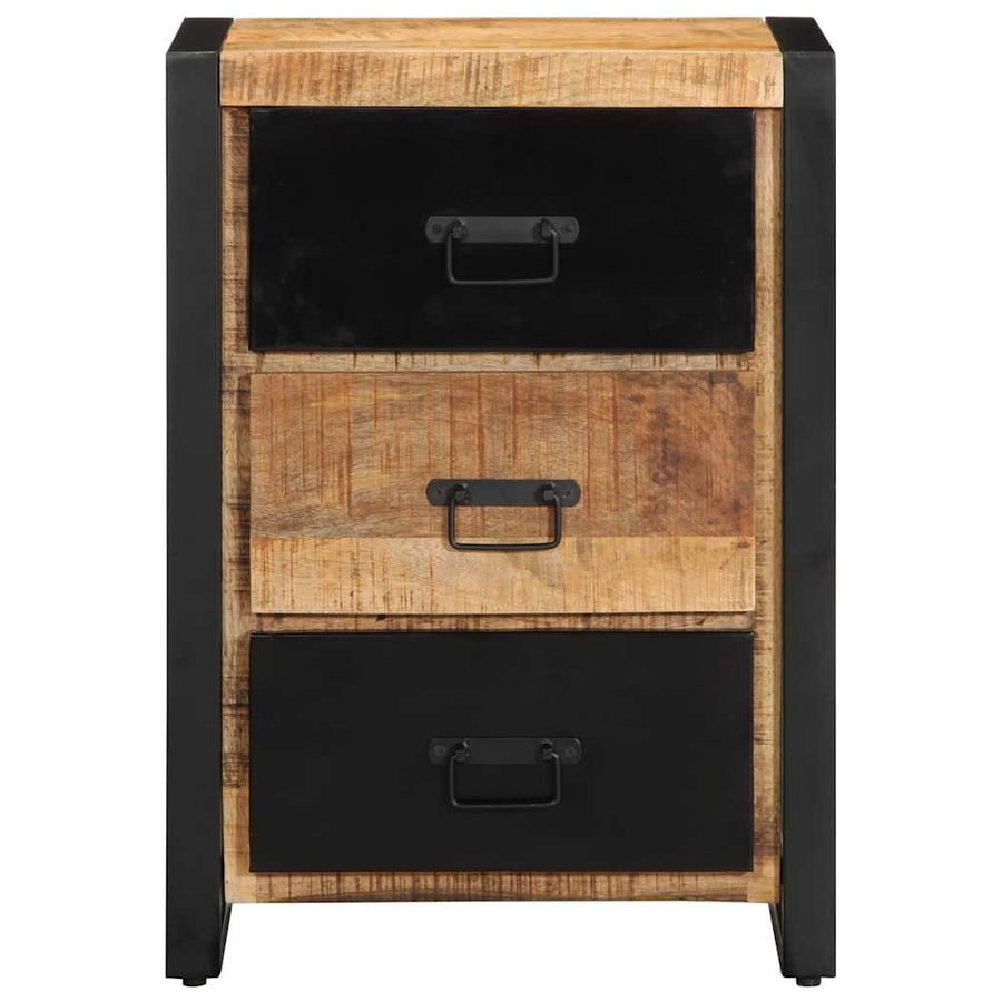 Ladekast 50x35x70 cm massief ruw mangohout