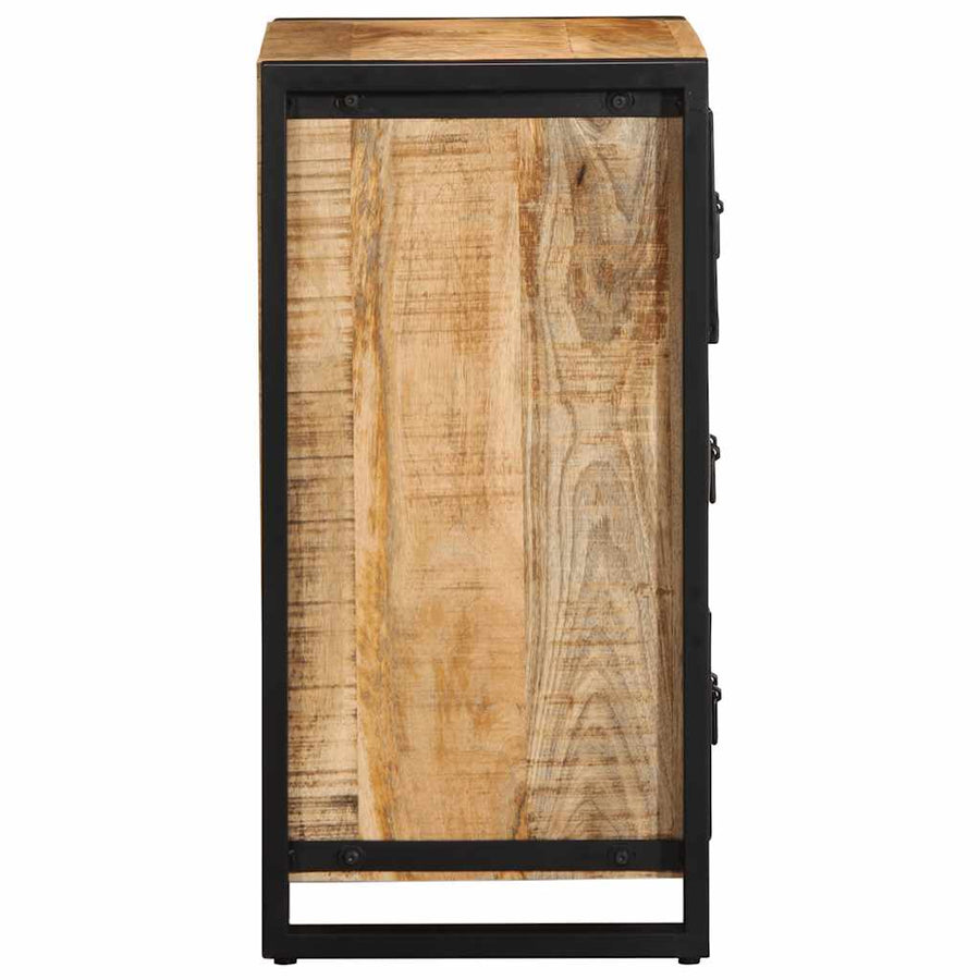 Ladekast 50x35x70 cm massief ruw mangohout
