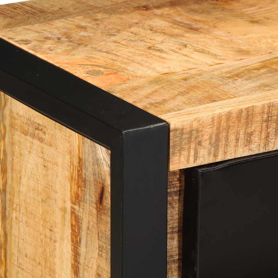 Ladekast 50x35x70 cm massief ruw mangohout