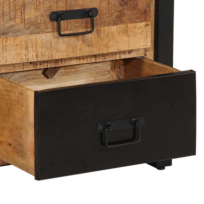 Ladekast 50x35x70 cm massief ruw mangohout