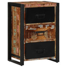 Multicolor Chest of Drawers 50x35x70 cm Solid Reclaimed Wood