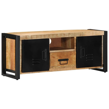 Tv-meubel 100x30x40 cm massief ruw mangohout