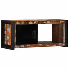 TV cabinet 80x30x35 cm solid reclaimed wood