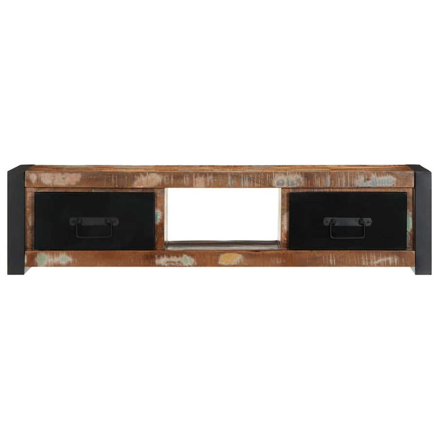 Tv-meubel 100x30x25 cm massief gerecycled hout